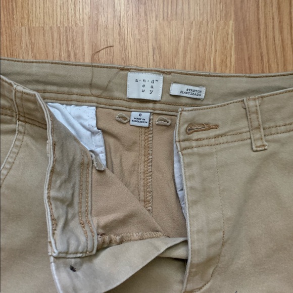 Tan skinny pants. Lightly worn. Great for work! - Picture 2 of 2